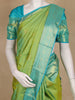 Parrot Green Butta Woven Design Pure Kanchipuram Silk Saree