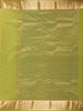 Parrot Green Butta Woven Design Pure Kanchipuram Silk Saree with Zari Woven Border