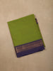 Parrot Green Checked Woven Design Pure Cotton Unstitched Salwar Material with Dupatta