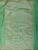 Parrot Green Floral Vine Zari Woven Design Pure Banarasi Silk Saree with Rich Zari Border