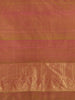 Parrot Green Floral Woven Design Pure Kanchipuram Silk Saree with Contrast Floral Zari Border