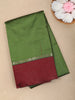 Parrot Green Solid Design Soft Silk Fancy Wear Saree
