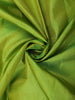 Parrot Green Solid Woven Design Pure Kanchipuram Silk Saree with Temple Zari Border
