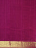 Parrot Green Striped Woven Design Pure Kanchipuram Silk Saree