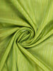 Parrot Green Striped Woven Design Pure Kanchipuram Silk Saree