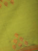 Parrot Green Woven Zari Cotton Saree - Diadem