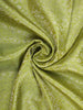 Parrot Green Floral Woven Pure Kanchipuram Silk Saree - Diadem