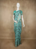 Pastel Aqua Blue Floral Design Art Silk Designer Saree