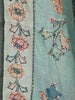 Pastel Aqua Blue Floral Vine Printed Design Pure Cotton Unstitched Salwar Material with Matching Dupatta