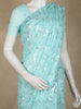 Pastel Aqua Blue Heavy Sequins Embroidered Design Chiffon Designer Saree
