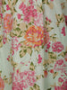 Pastel Blue Floral Printed Design Cotton Straight Cut Salwar Suit wit Matching Dupatta