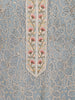 Pastel Blue Floral Sequins Embroidered Design Georgette Palazzo Suit