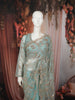 Pastel Blue Heavy Sequins and  Beads Embroidered Design Net Party Wear Saree with Stitched Full Sleeve Designer Blouse