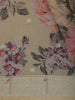Pastel Butter Yellow Floral Printed Design Pure Organza Saree with Zari Border