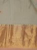 Pastel Green Digital Floral Printed Tussar Silk Saree - Diadem