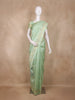 Pastel Green Floral Butta Woven Design Semi Tussar Saree