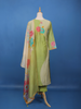 Pastel Green Floral Printed Cotton Salwar Suit - Diadem