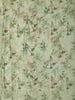 Pastel Green Floral Printed Design Pure Organza Party Wear Saree with Thread Work Border