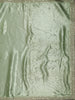 Pastel Green Solid Design Satin Fancy Saree with Sequins Embroidered Border