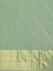 Pastel Green Zari Butta Woven Design Pure Kanchipuram Silk Saree with Zari Border