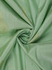 Pastel Green Zari Butta Woven Design Pure Kanchipuram Silk Saree with Zari Border