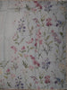 Pastel Ice Blue Floral Printed and Sequins Embroidered Design Pure Organza Saree with Scalloped Border