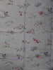 Pastel Ice Blue Floral Printed and Sequins Embroidered Design Pure Organza Saree with Scalloped Border