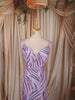 Pastel Lavender Abstract Sequins Embroidered Design Mermaid Sequins Fabric Party Wear Gown