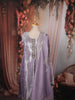 Pastel Lavender Butta Zari Embroidered Design Tissue Silk Straight Cut Salwar Suit with Matching Dupatta