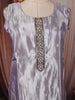 Pastel Lavender Butta Zari Embroidered Design Tissue Silk Straight Cut Salwar Suit with Matching Dupatta