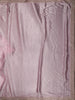 Pastel Lilac Solid Design Satin Fancy Saree with Sequins Embroidered Border