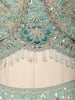 Pastel Mint Green Heavy Sequins Embroidered Design Net Bridal Lehenga with Matching Dupatta