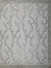 Pastel Mint Green Heavy Sequins and Silver Zardozi Embroidered Design Net Fancy Saree with Scalloped Border