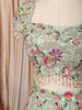 Pastel Mint Green Multicolor Floral Sequins and Beads Embroidered Design Net Bridal Lehenga with Matching Dupatta