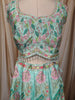 Pastel Mint Green Peacock Sequins and Beads Embroidered Design Banarasi Silk Party Wear Lehenga With Matching Dupatta