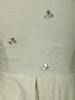Pastel Mint Green Floral Zari Embroidered Design Cotton Palazzo Suit with Matching Dupatta