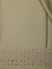 Pastel Olive Green Solid Satin Fancy Saree With Designed Border