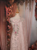 Pastel Peach Floral Sequins and Thread Embroidered Design Georgette Unstitched Salwar Material