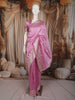 Pastel Pink Floral Butta Zari Woven Design Soft Silk Saree with Zari Border