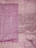 Pastel Pink Floral Butta Zari Woven Design Soft Silk Saree with Zari Border