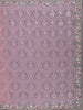 Pastel Pink Floral Embroidered Synthetic Saree - Diadem