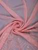 Pastel Pink Floral Embroidered Synthetic Saree - Diadem