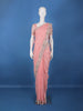 Pastel Pink Floral Embroidered Synthetic Saree - Diadem