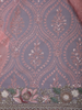 Pastel Pink Floral Embroidered Synthetic Saree - Diadem