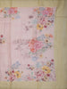 Pastel Pink Floral Printed Design Pure Tussar Party Wear Saree with Contrast Lace Border
