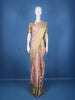 Pastel Pink Floral Woven Design Pure Kanchipuram Silk Saree