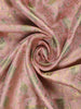 Pastel Pink Floral Woven Design Pure Kanchipuram Silk Saree