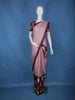 Pastel Pink Stripes Design Semi Tussar Saree