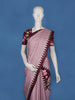 Pastel Pink Stripes Design Semi Tussar Saree