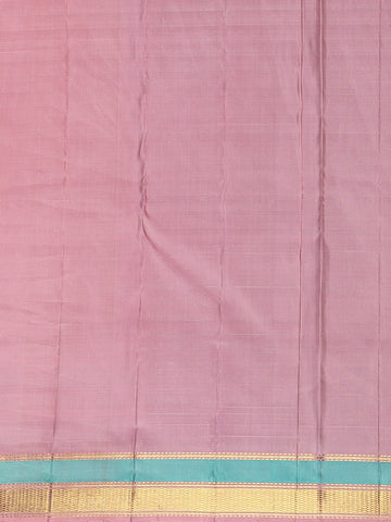 Pastel Pink Woven Butta Design Pure Kanchipuram Silk Saree - Diadem